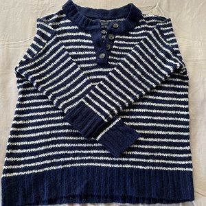 AE striped henley sweater